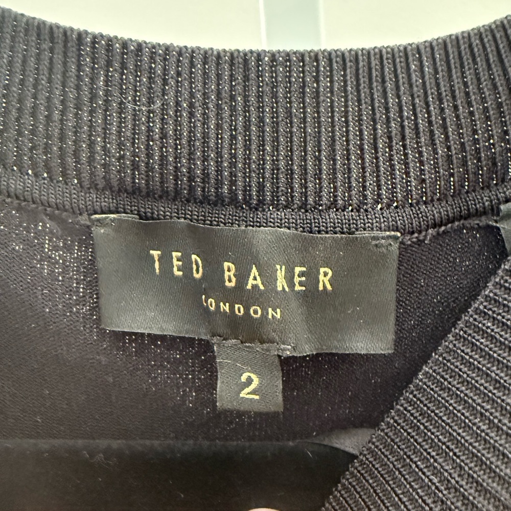 TED BAKER Letino Hazel Ruffle Top Size 2 - Picture 10 of 12